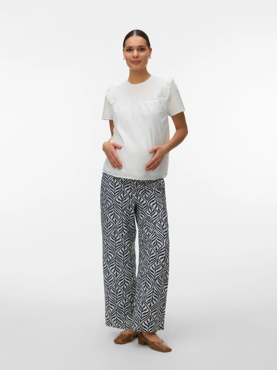 Wide leg fit Broeken