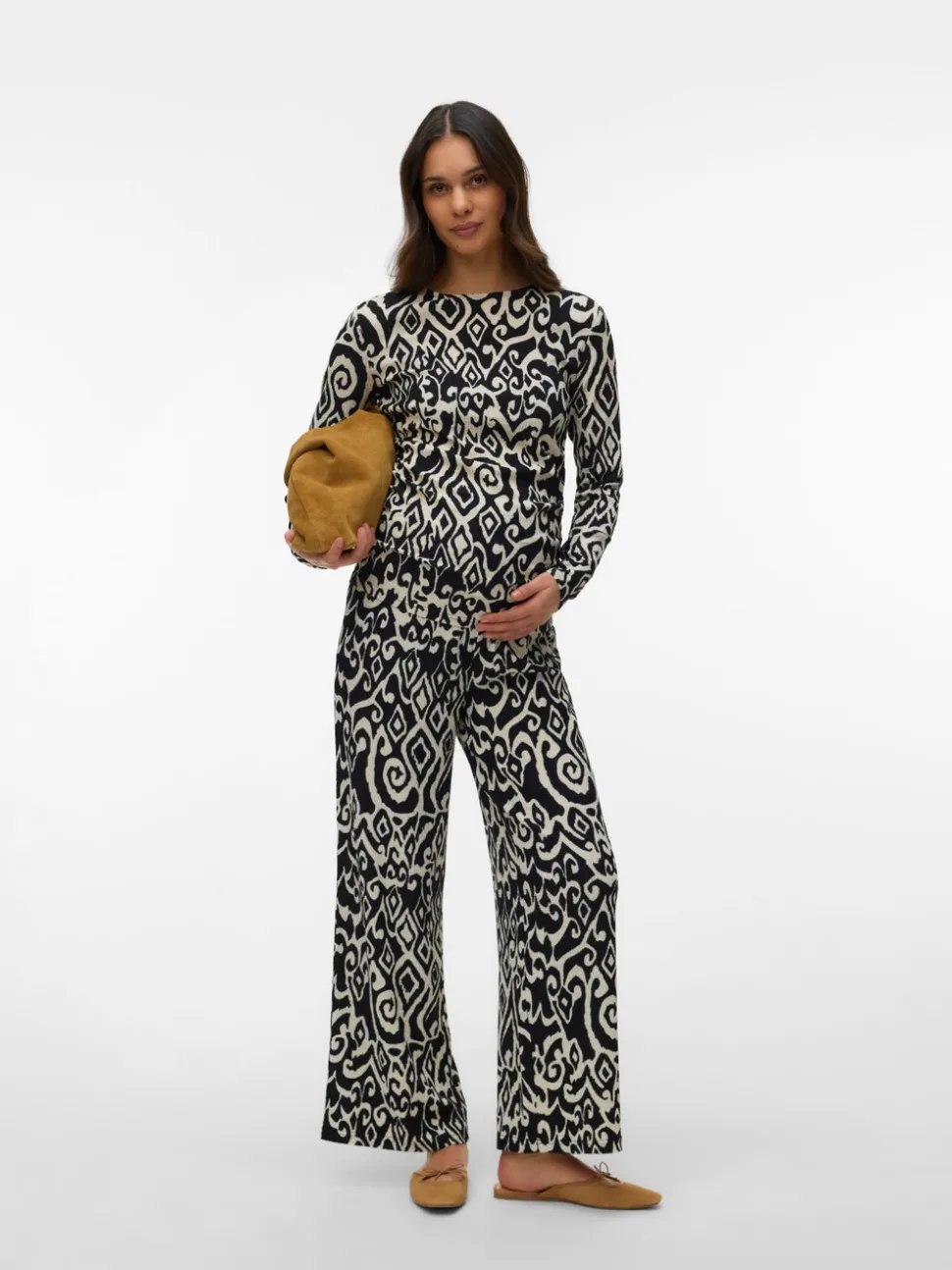 Wide leg fit Broeken