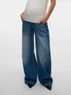 Wide leg fit Mid waist Jeans