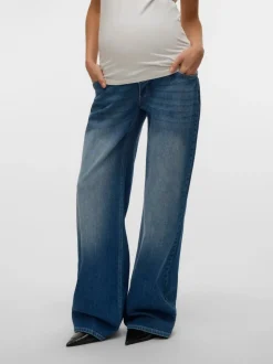 Wide leg fit Mid waist Jeans